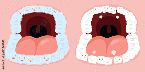 cute cartoon tooth