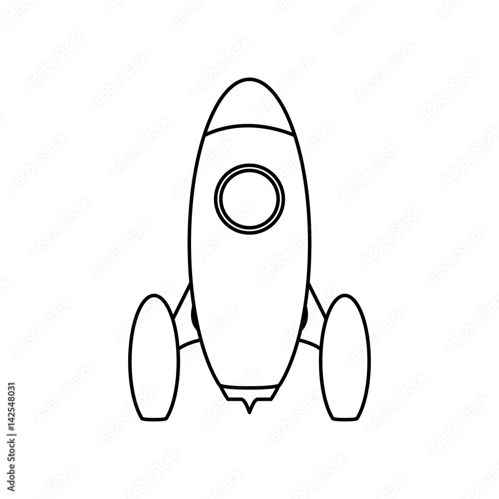Start up spaceship concept icon vector illustration graphic design Start up spaceship concept icon vector illustration graphic design