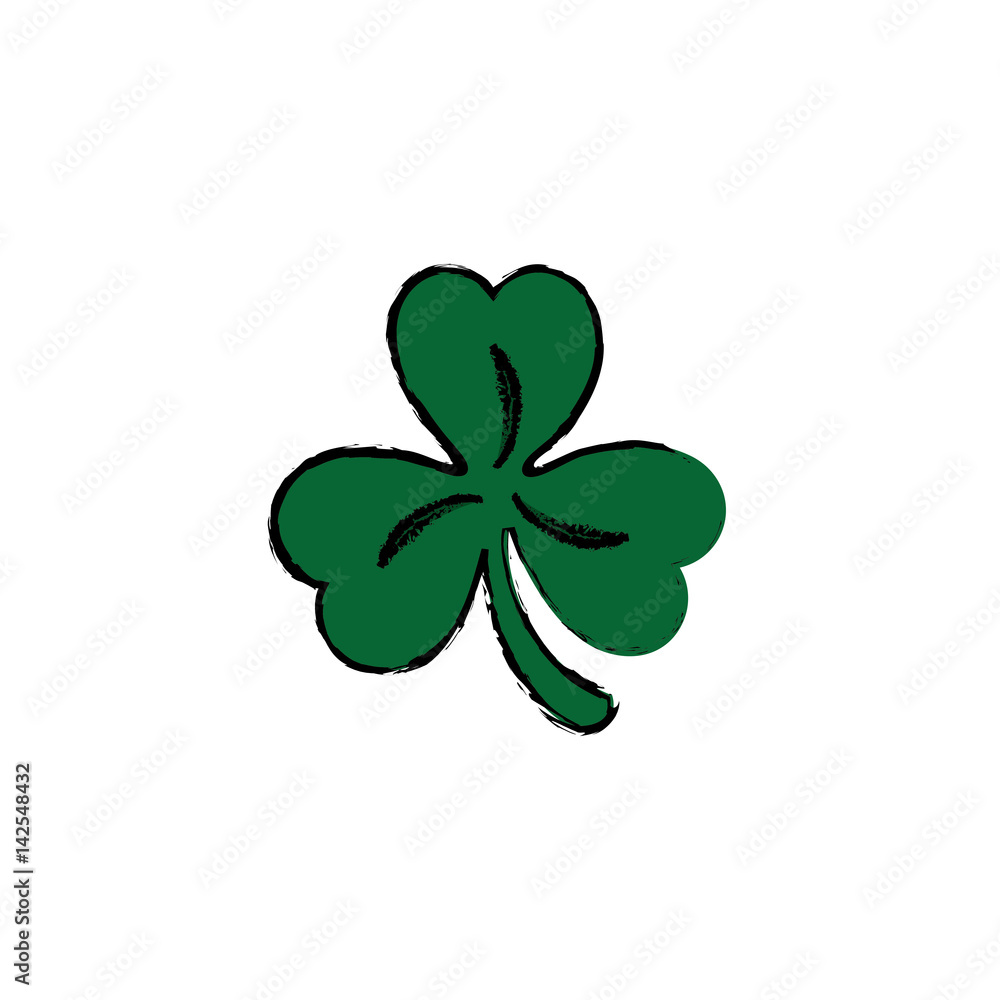 clover saint patrick celebration vector illustration design clover saint patrick celebration vector illustration design