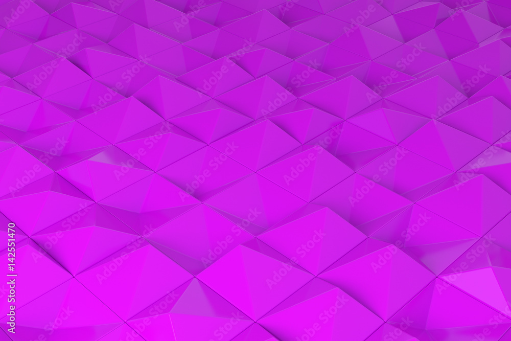 Pattern of violet pyramid shapes Pattern of violet pyramid shapes