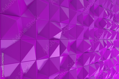 Pattern of violet pyramid shapes