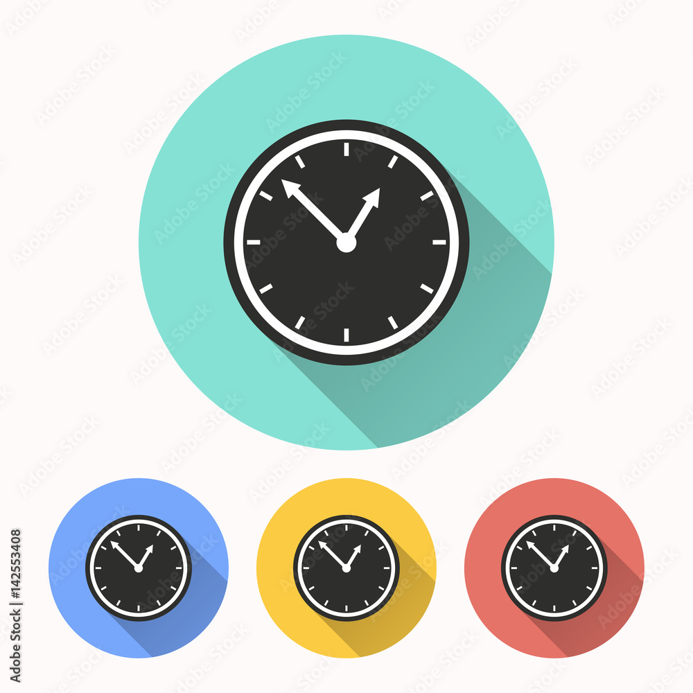 Clock - vector icon. Clock - vector icon.