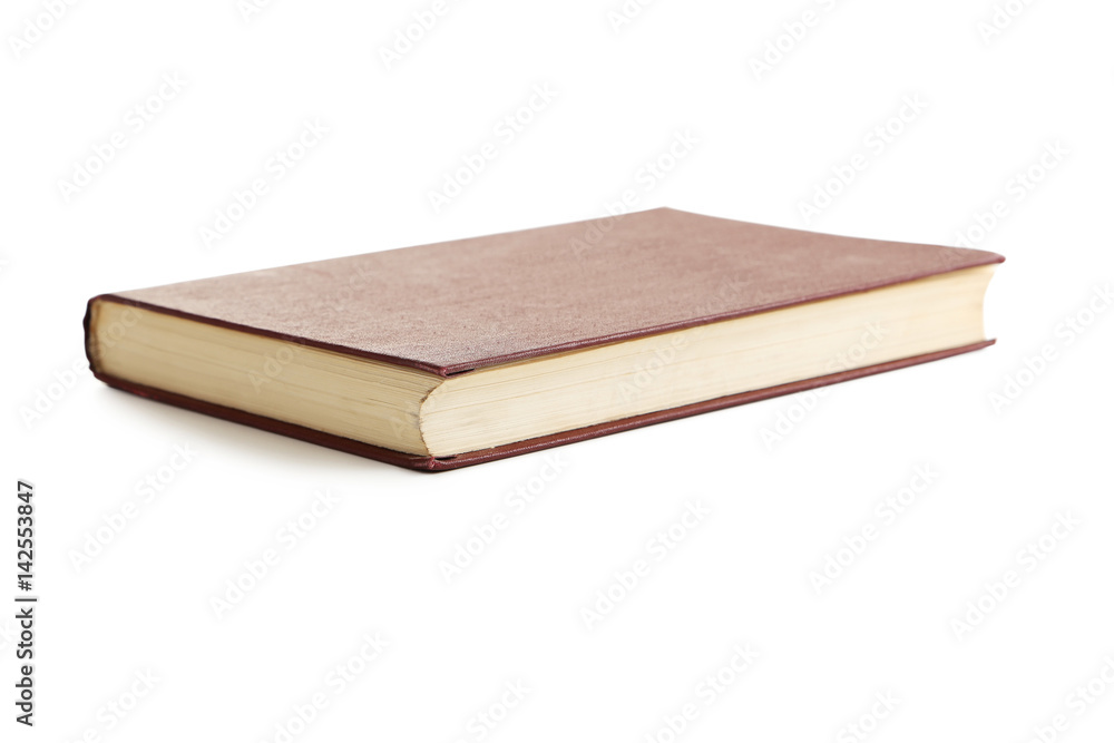 Old book isolated on a white background Old book isolated on a white background