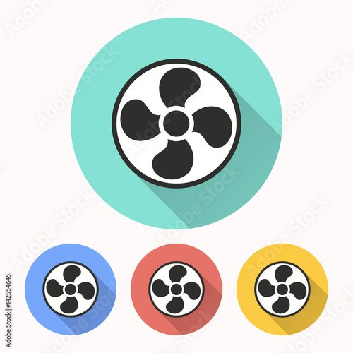 Fan - vector icon.