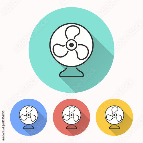 Fan - vector icon.