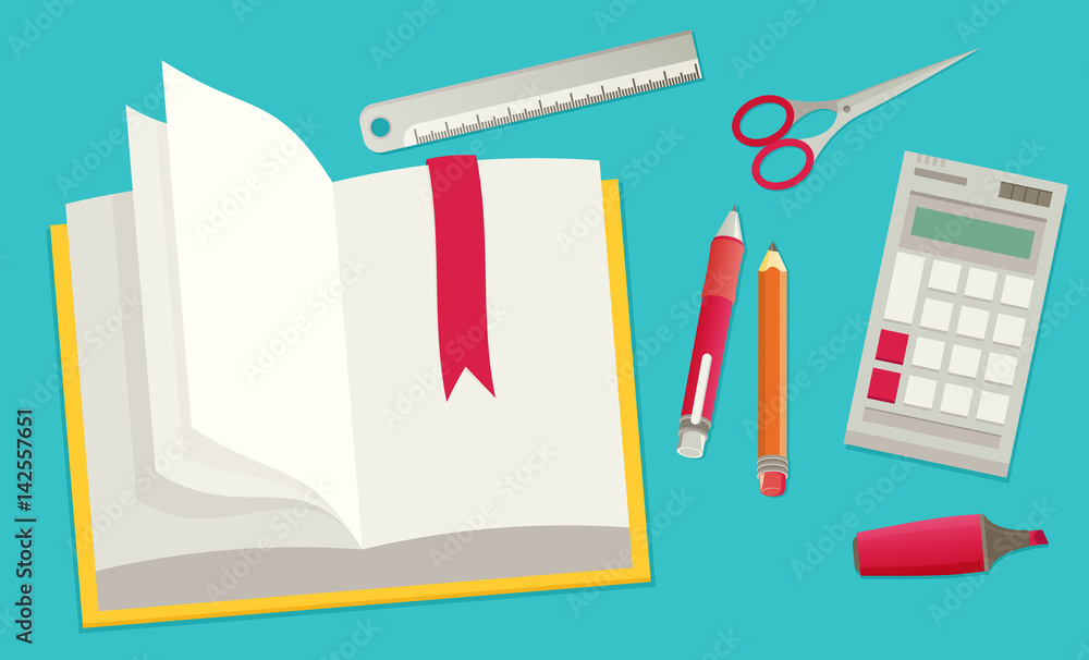 Education flat design concept for web and mobile services and apps Education flat design concept for web and mobile services and apps