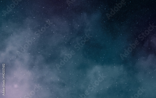 Deep dark space nebulae