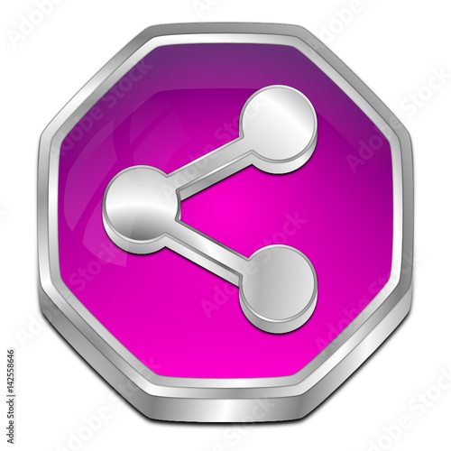 Share Button - 3D illustration