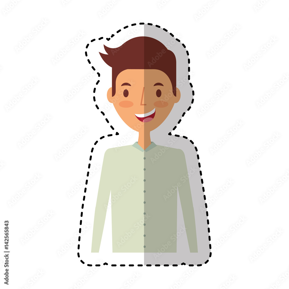 young man avatar character vector illustration design young man avatar character vector illustration design