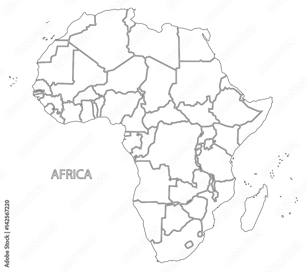 Top 161+ sketch map of africa best