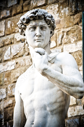 Michelangelo's David Portrait, Statue in Florence © BlackMac