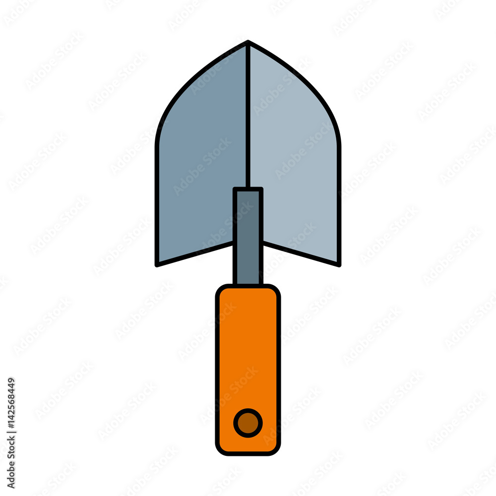 garden shovel isolated icon vector illustration design garden shovel isolated icon vector illustration design
