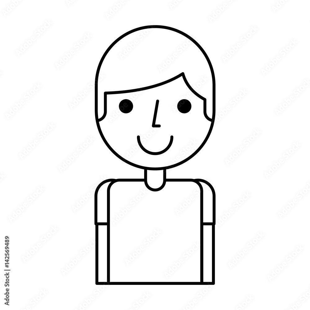 young man avatar character vector illustration design young man avatar character vector illustration design