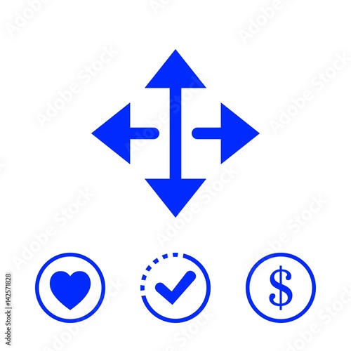 arrow icon stock vector illustration flat design Free Download arrow icon stock vector illustration flat design - GFXLoad