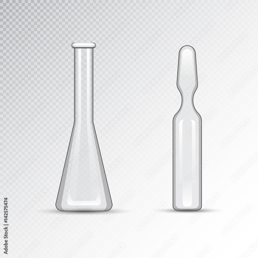 Chemical laboratory 3d lab flask glassware tube liquid biotechnology analysis and medical scientific equipment vector illustration. Chemical laboratory 3d lab flask glassware tube liquid biotechnology analysis and medical scientific equipment vector illustration.