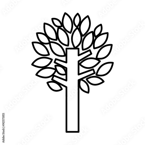 Wallpaper Mural tree plant isolated icon vector illustration design Torontodigital.ca