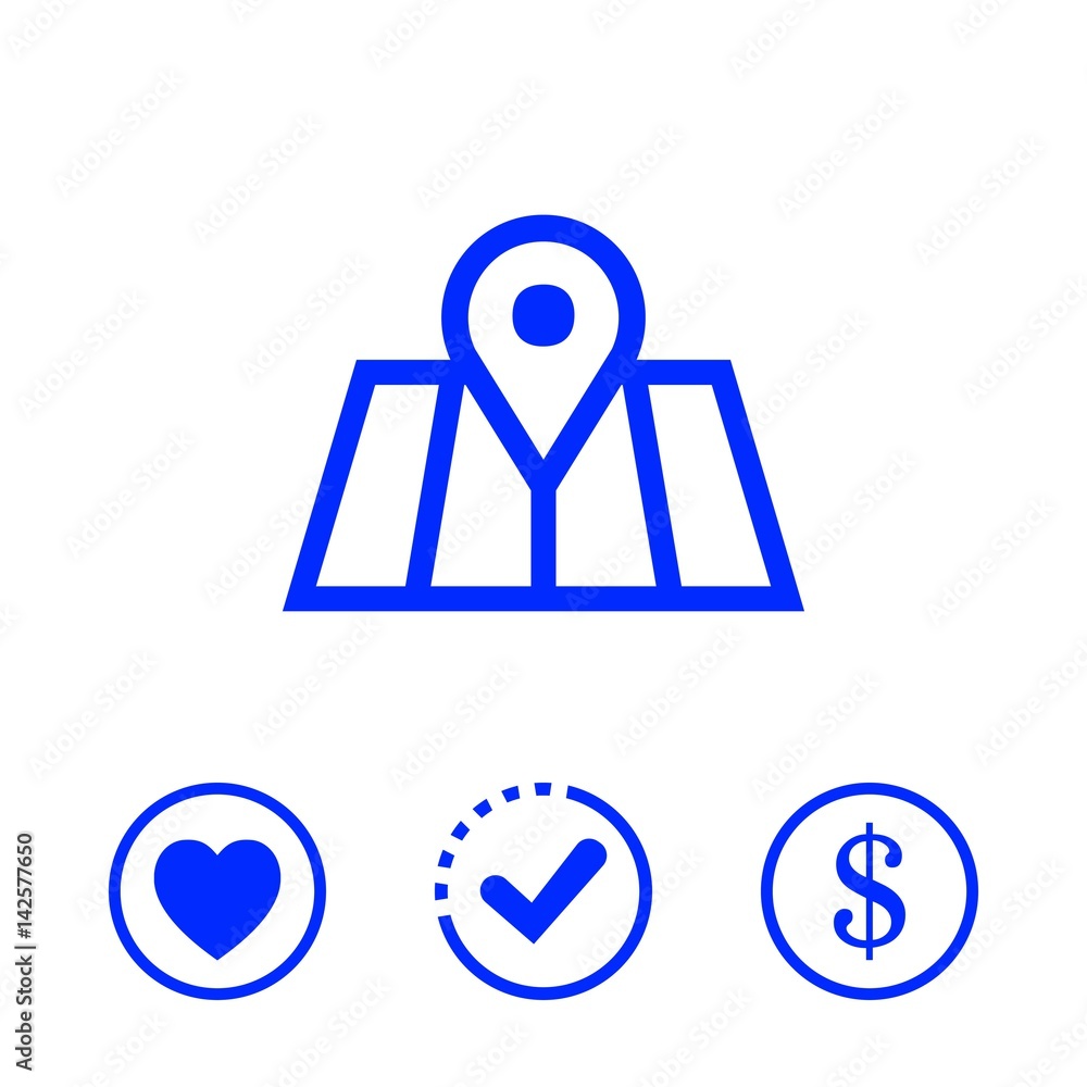 navigation icon stock vector illustration flat design navigation icon stock vector illustration flat design
