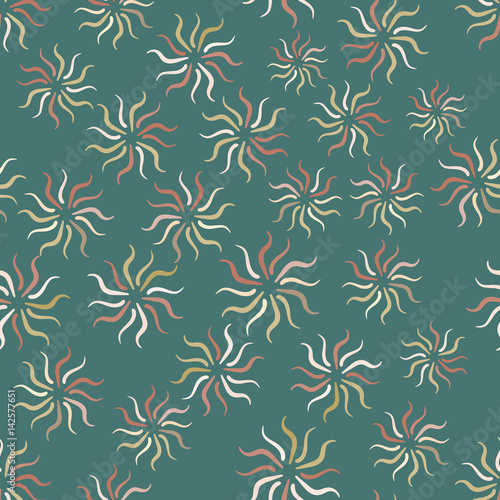 Vintage color seamless pattern