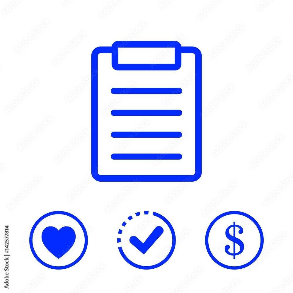 checklist icon stock vector illustration flat design checklist icon stock vector illustration flat design