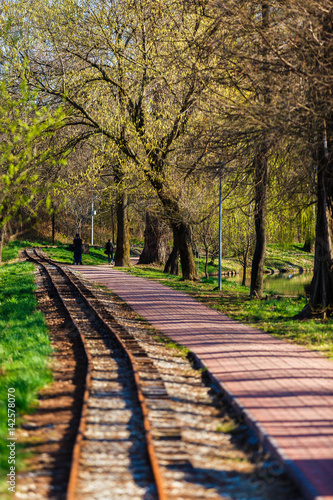 railroad train leisure park