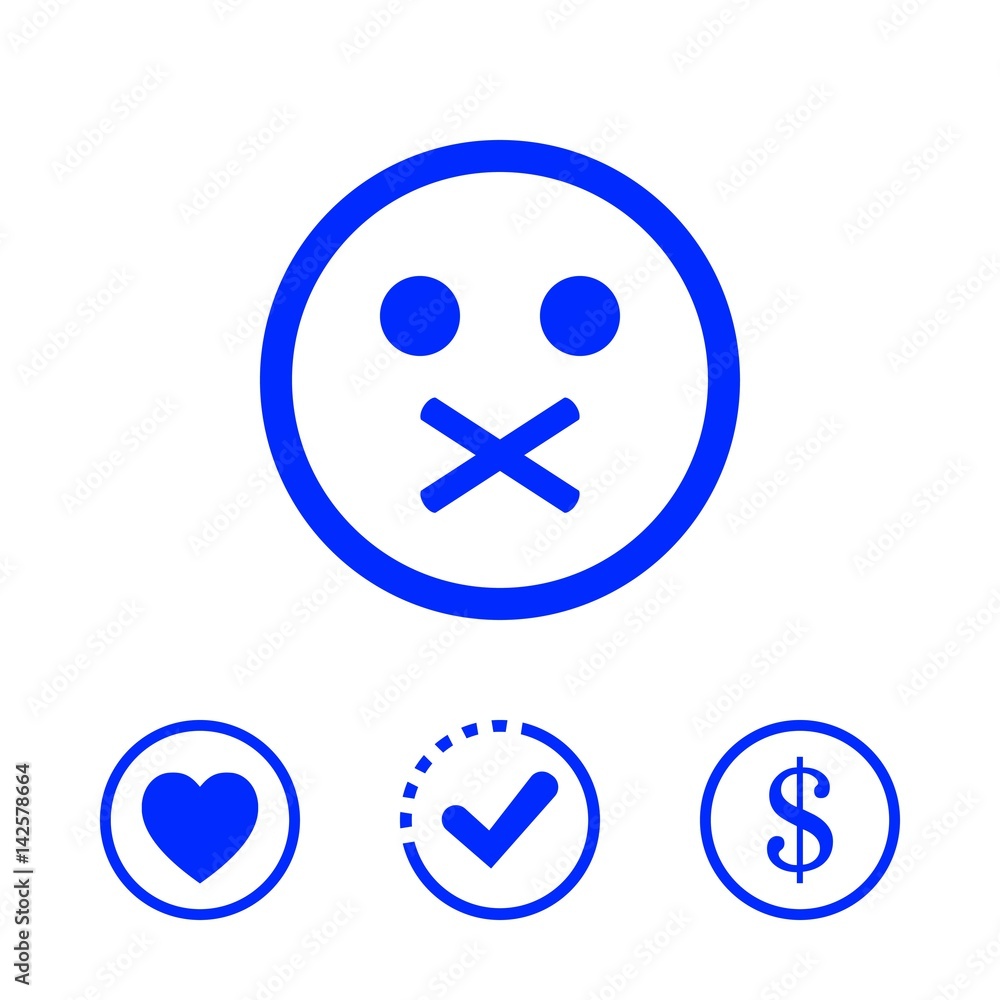Smile icon stock vector illustration flat design Smile icon stock vector illustration flat design