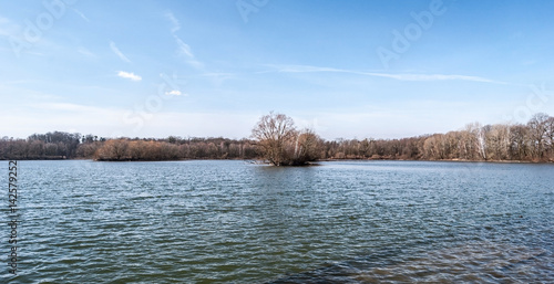 Kotvice pond in CHKO Poodri near Studenka in Czech republic photo