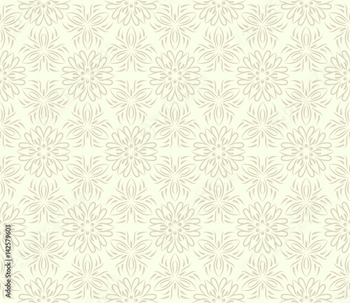 Seamless floral pattern. Modern stylish floral abstract texture.