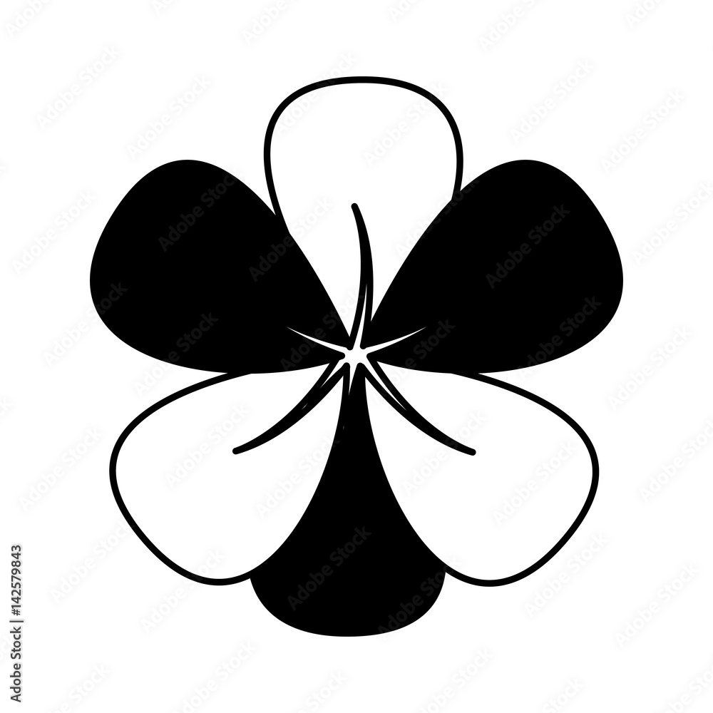 clover leaf plant icon vector illustration design clover leaf plant icon vector illustration design