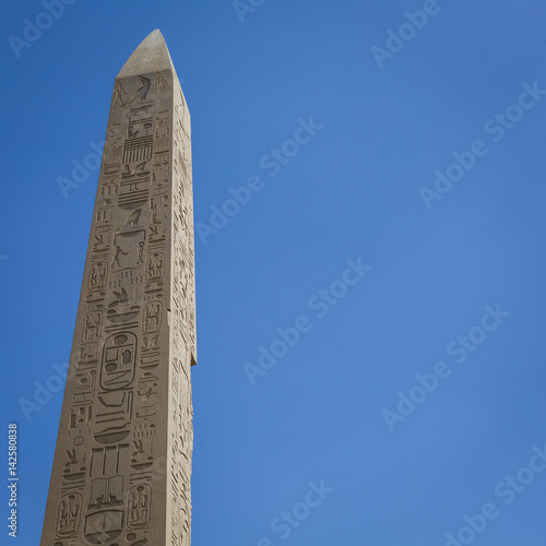 Ancient ruins of Karnak temple in Luxor. Egypt