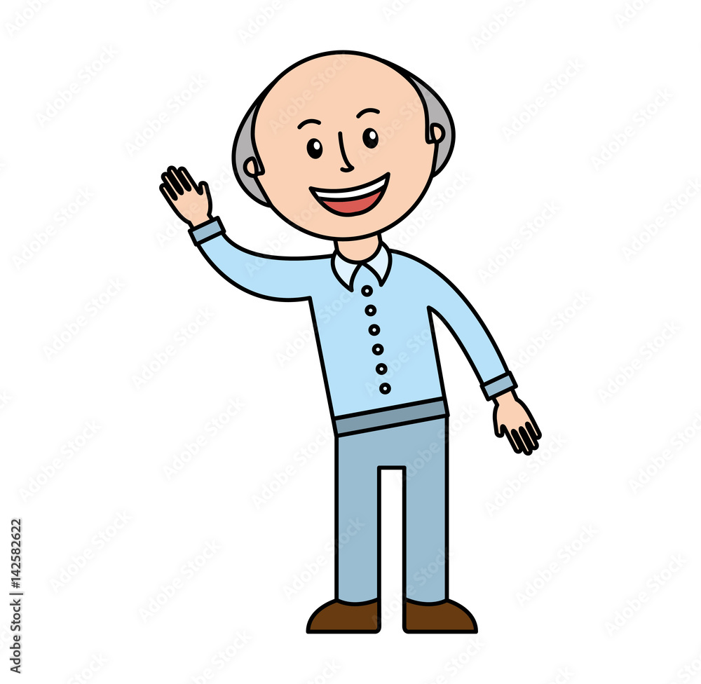 grandfather avatar character icon vector illustration design grandfather avatar character icon vector illustration design