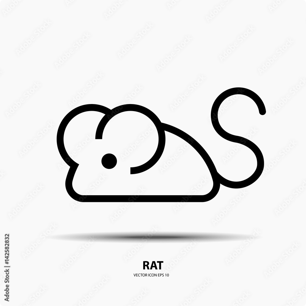 Rat, mouse icon Rat, mouse icon