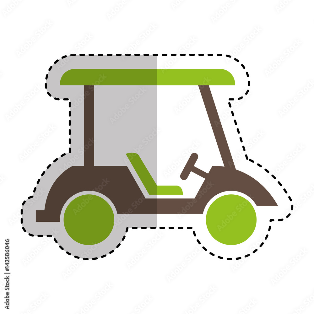 golf cart isolated icon vector illustration design golf cart isolated icon vector illustration design