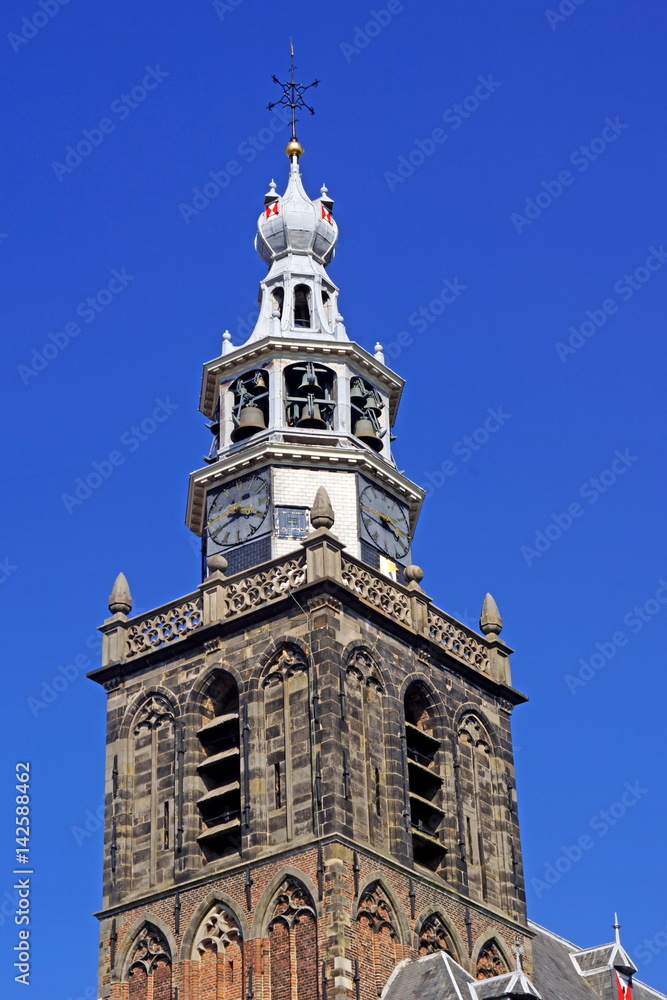 Turm der Sint Janskerk in GOUDA ( Niederlande ) Turm der Sint Janskerk in GOUDA ( Niederlande )