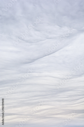 View of gray heavy woolly clouds. Background.  The sky is fully overcast. © IreneuszB