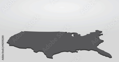 USA map vector