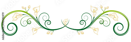 stationery Lily letterhead Wall tattoo