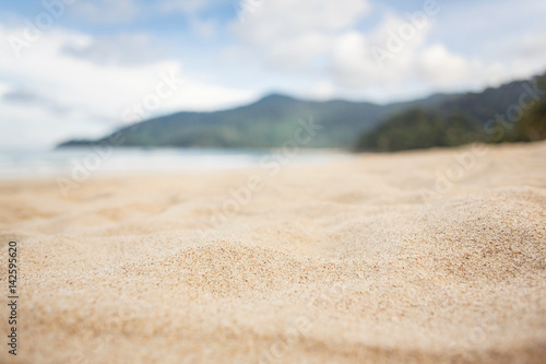 Detailaufnahme von einem tropischen Strand