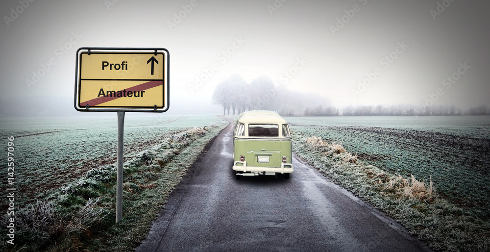 Fototapeta premium Schild 157 - Profi