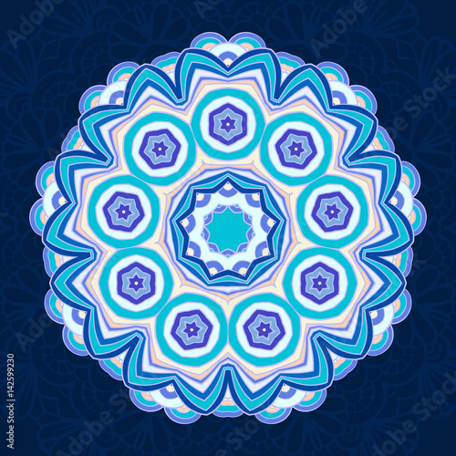 Vector ethnic ornamental element