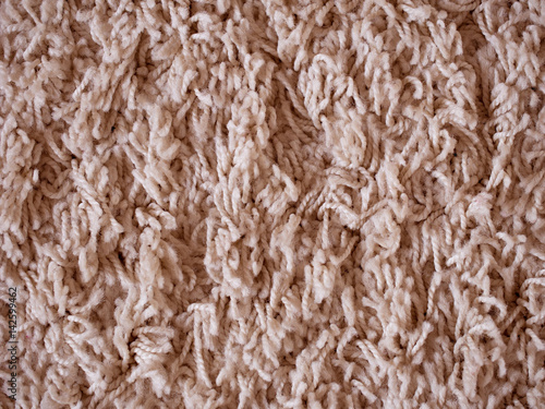 Shaggy rug detail.