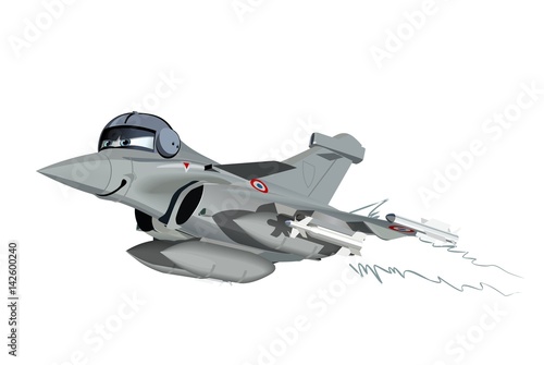 Vector Cartoon fighter. Available EPS-10 vector format separated by groups and layers for easy edit