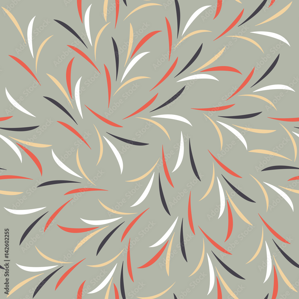 Seamless pattern with abstract petals Seamless pattern with abstract petals
