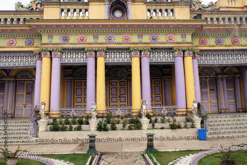 Jain Temple (also called Parshwanath Temple) is a Jain temple at Badridas Temple Street is a major tourist attraction in Kolkata, West Bengal, India photo