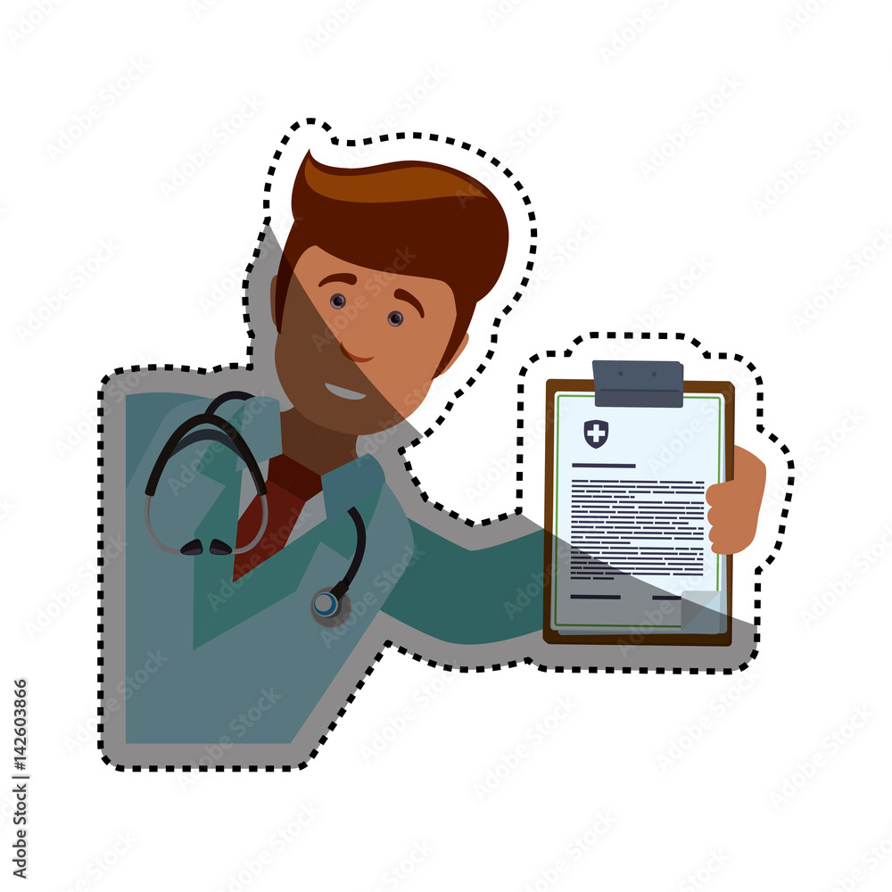 Medical report document icon vector illustration graphic design Medical report document icon vector illustration graphic design