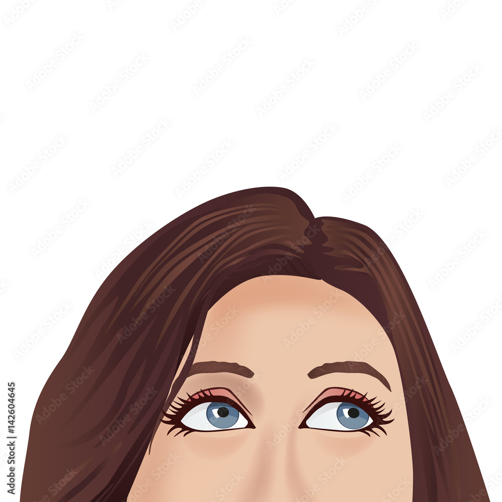 Regard - femme - expression - yeux - surprise - étonné - regarder Regard - femme - expression - yeux - surprise - étonné - regarder
