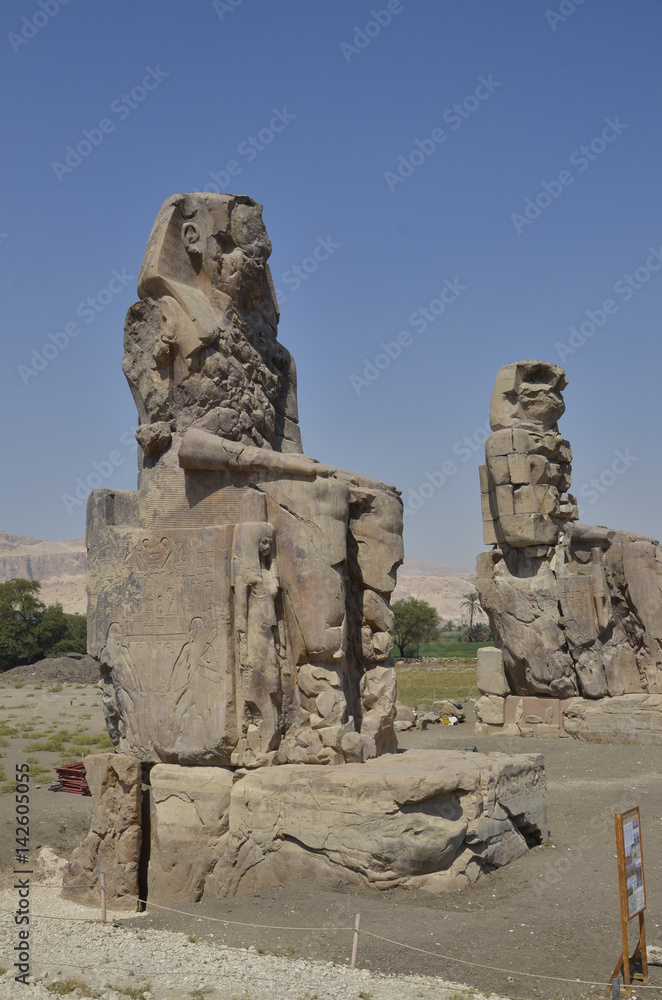 Memnon-Kolosse in Theben, Luxor