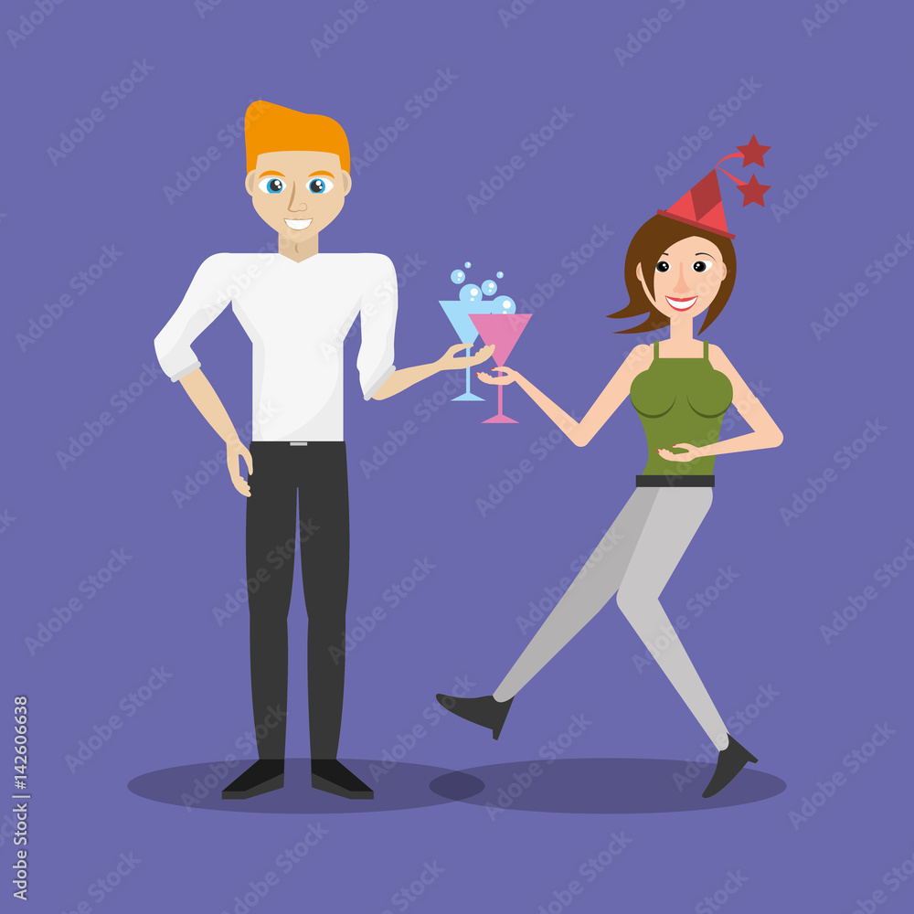 couple dancing together vector illustration eps 10 couple dancing together vector illustration eps 10
