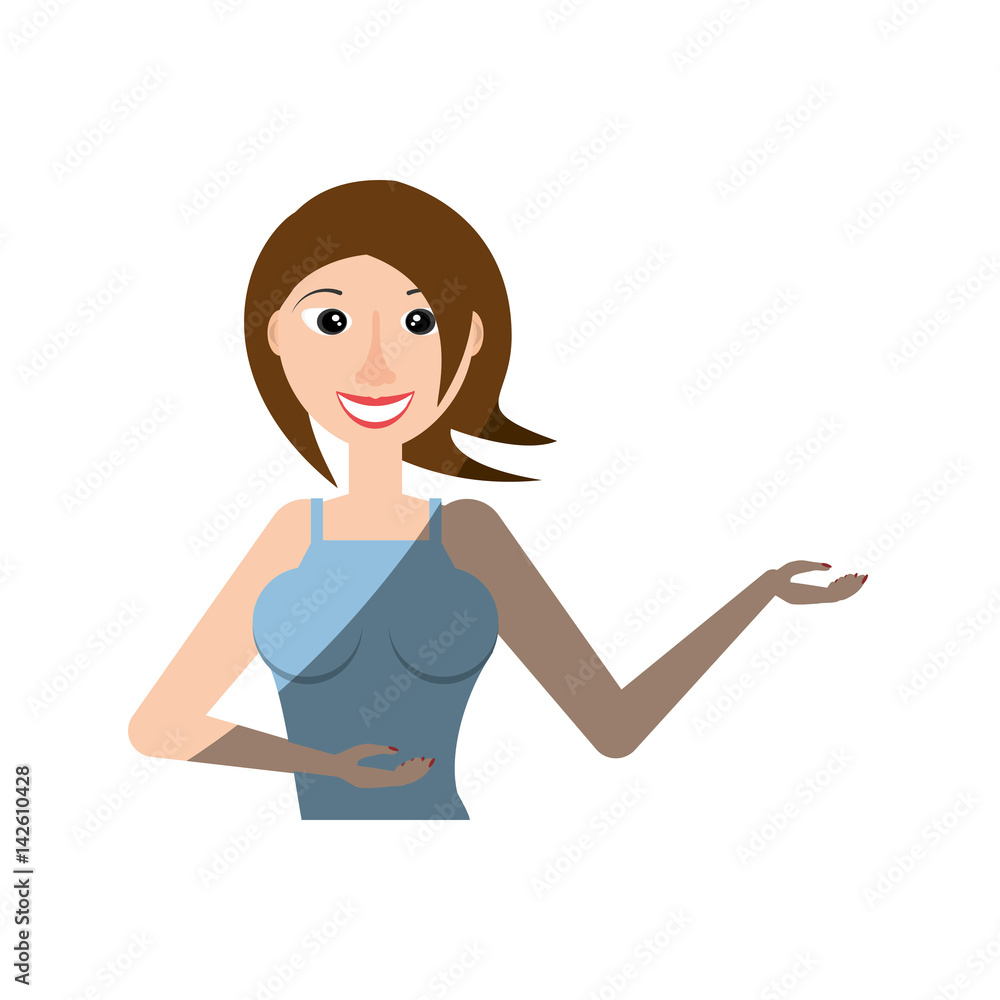 woman smiling fun lifestyle vector illustration eps 10 woman smiling fun lifestyle vector illustration eps 10