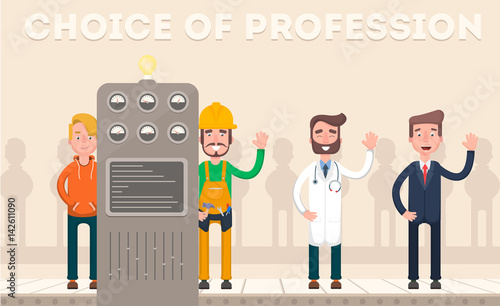 Conveyor the profession. People find themselves in the profession.