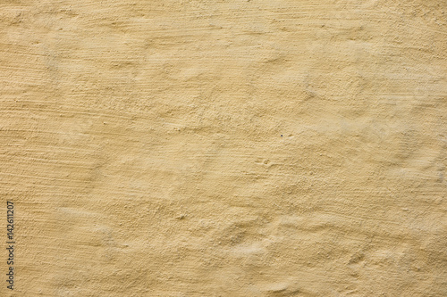Canvas Print Yellow concrete wall texture and background
